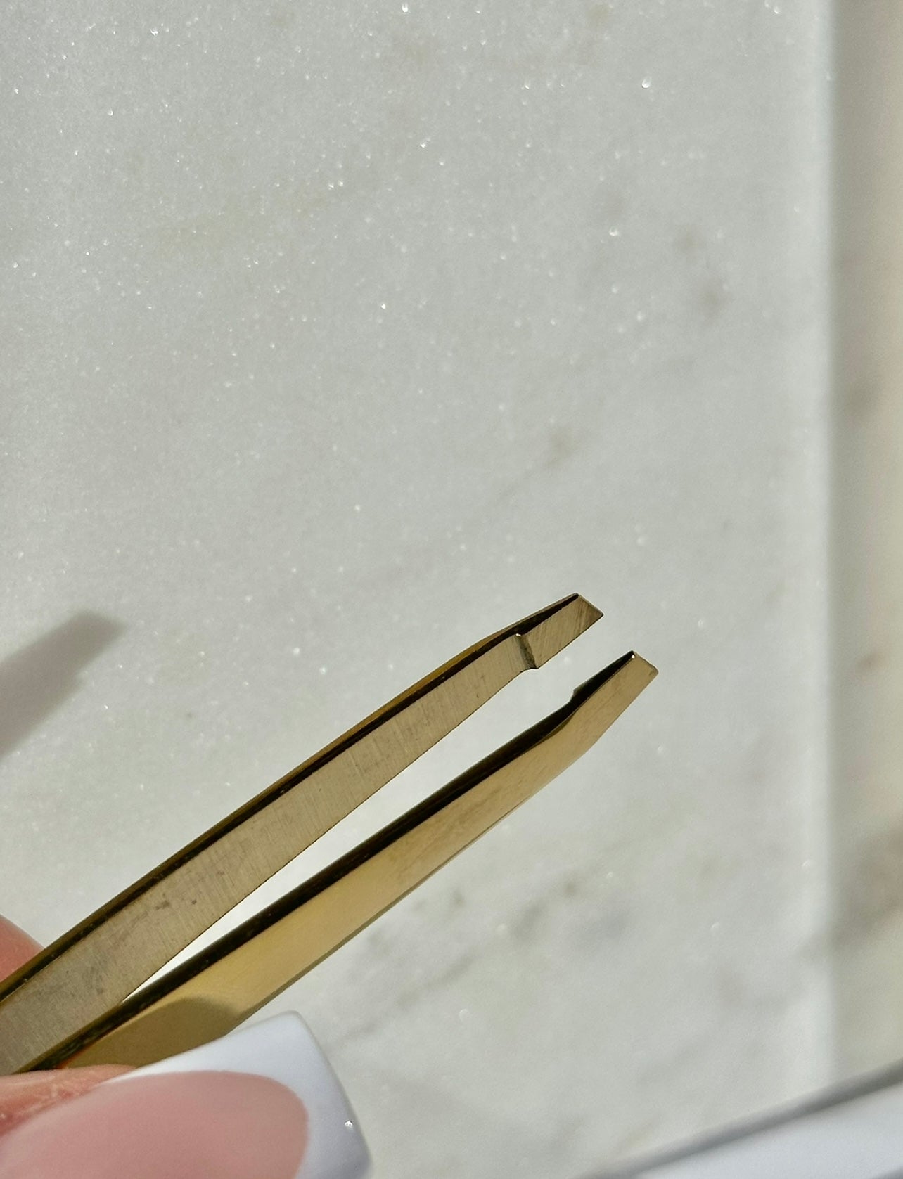 14k Gold Stainless Steel Tweezers Set