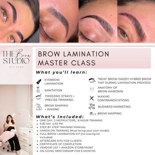 Brow Lamination Intimate Group Masterclass